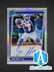 2021 Donruss Optic- Sam Huff -Rated Rookie Silver Prizm  Auto RC